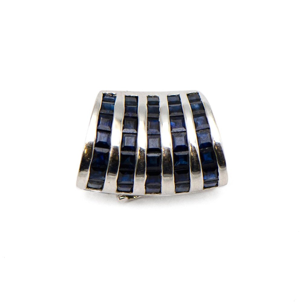 Blue Sapphire Slide Pendant